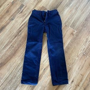 The gap boys navy blue khakis